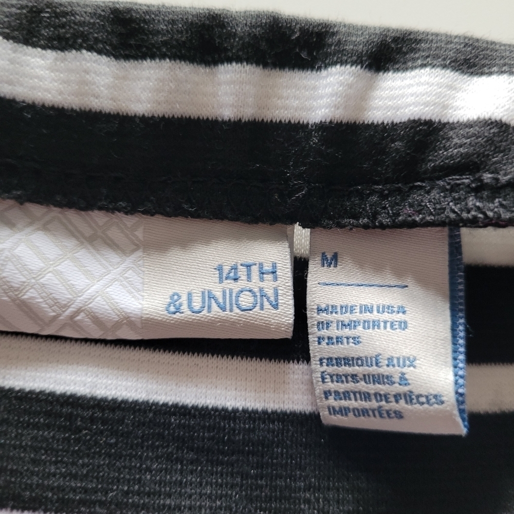 14th & Union stripped pencil skirt - Picture 3 of 8